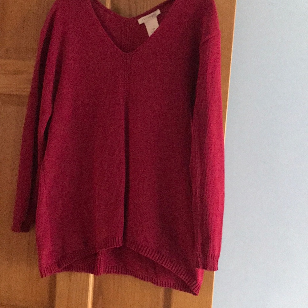 Ladies Philosophy red sweater